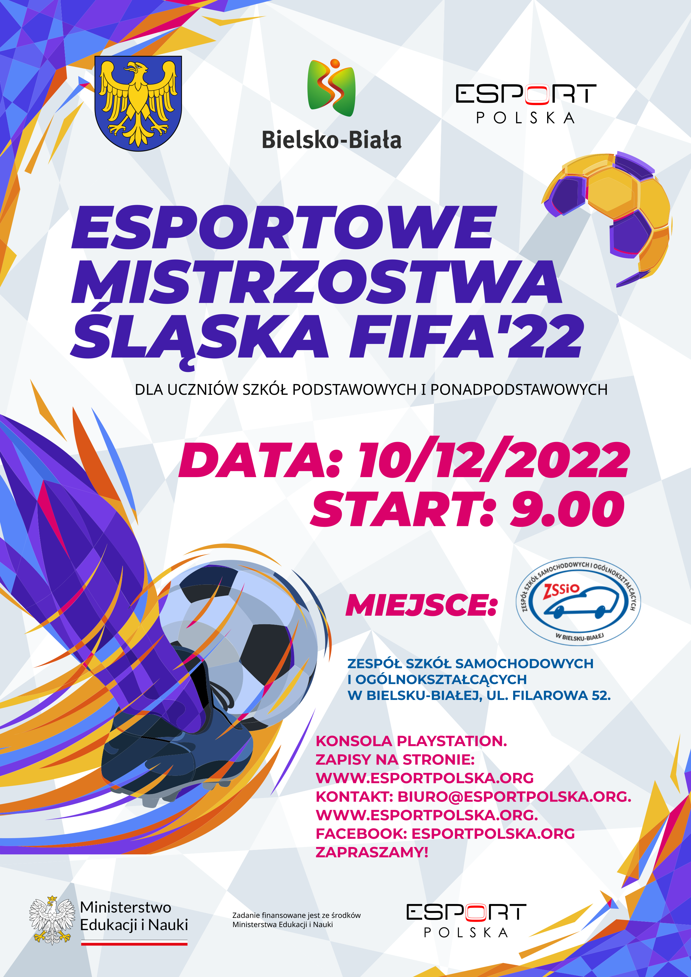 Plakat esport mistrzostwa slaska 2022 BB 1